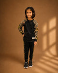 Textured Fleece Sweatshirt Set