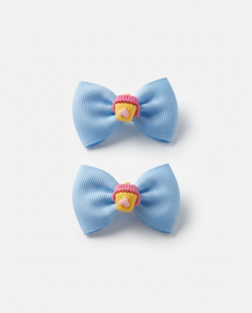Sweet Treat Mini Bow Clips (Pair)