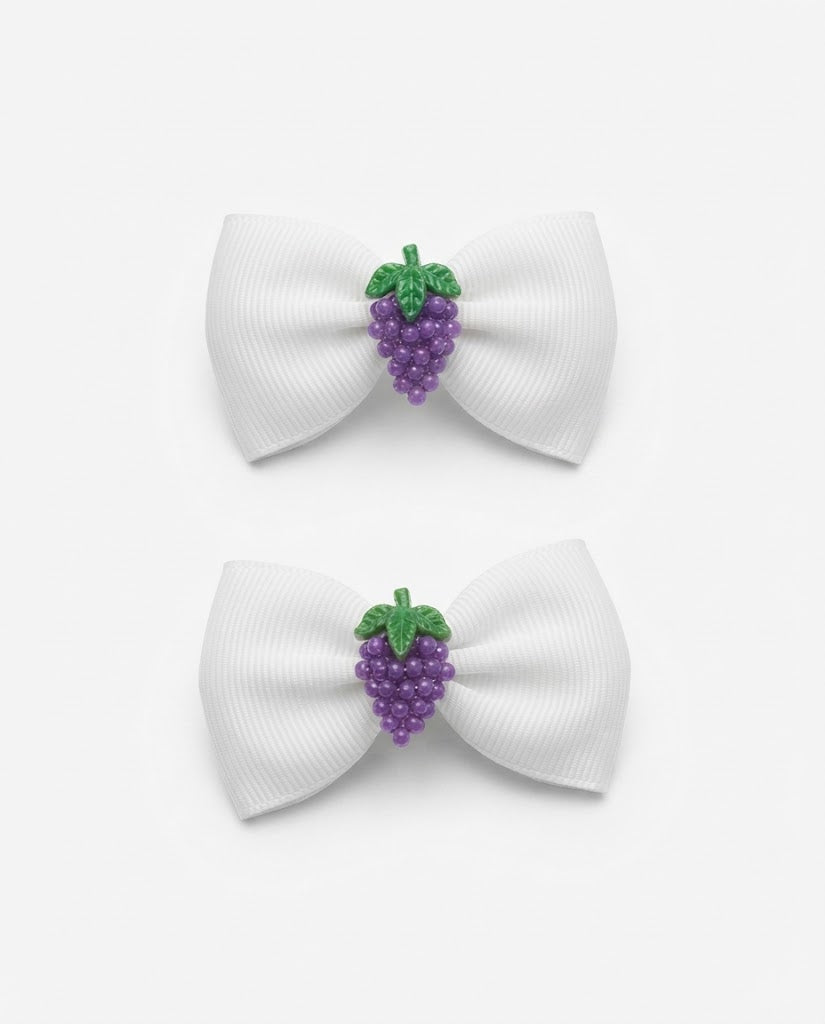 Sweet Treat Mini Bow Clips (Pair)