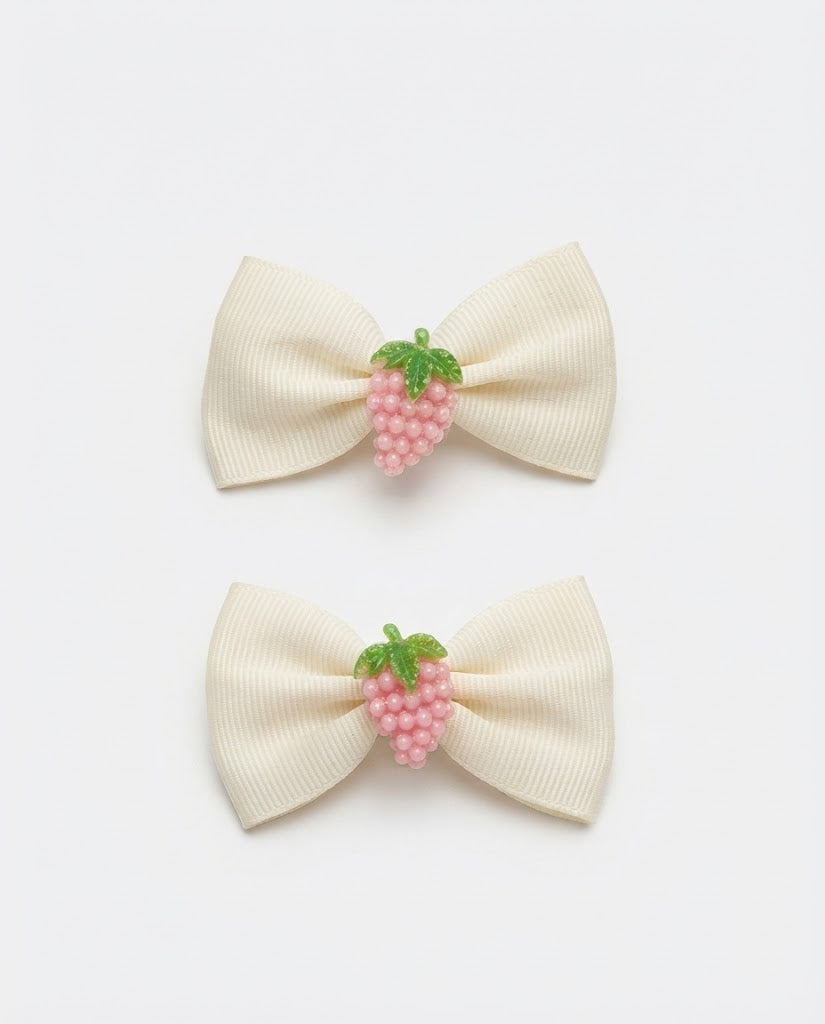 Sweet Treat Mini Bow Clips (Pair)