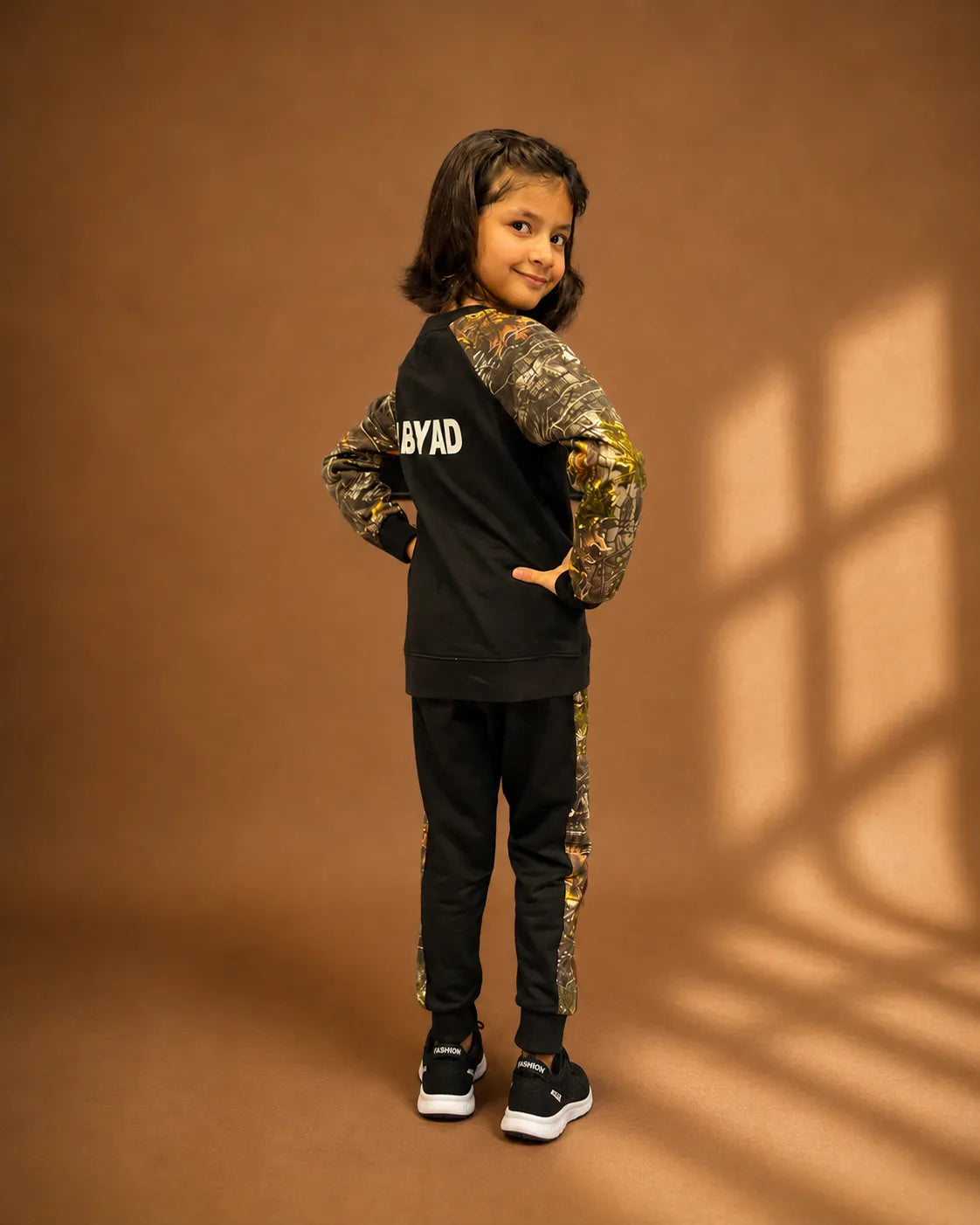 Textured Fleece Sweatshirt Set