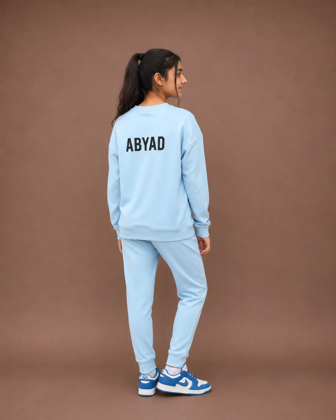 Oversized Non-Fleece Sweatshirt & Regular Fit Joggers