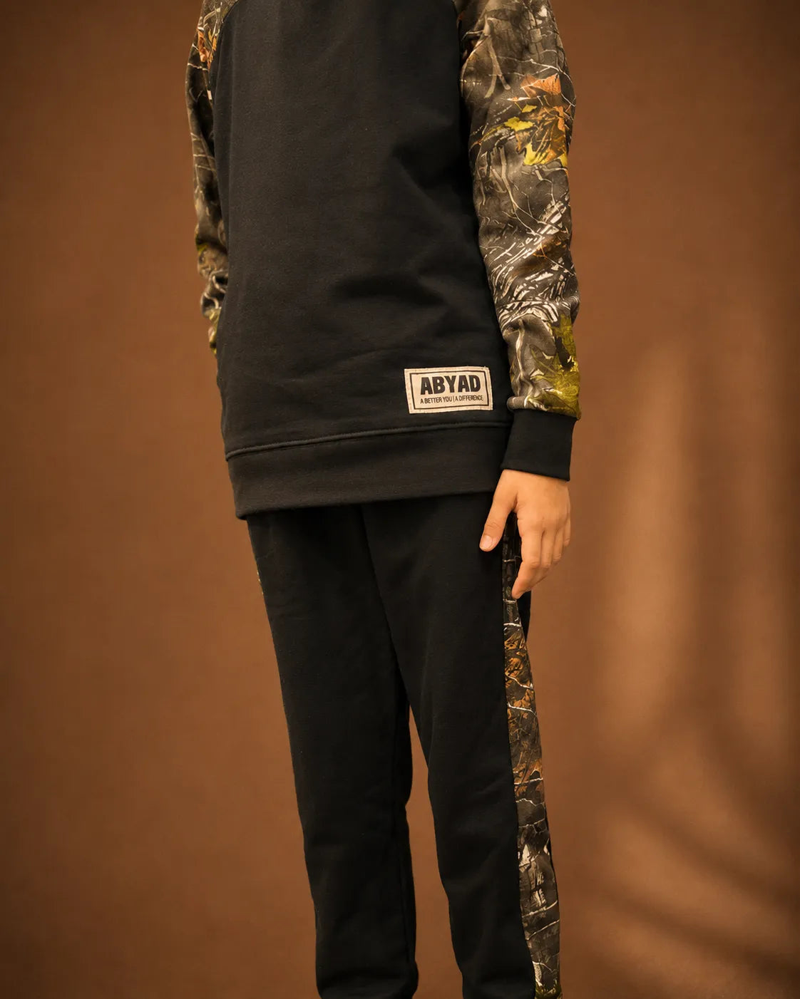 Textured Fleece Sweatshirt Set