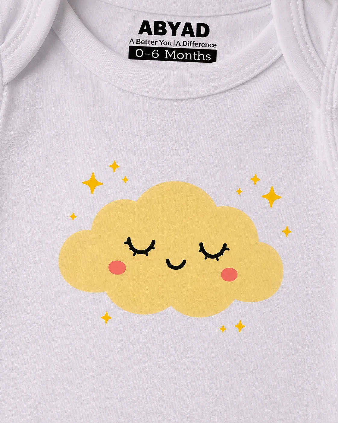 Bodysuits Unisex - Pack of 2 (White Cloud)