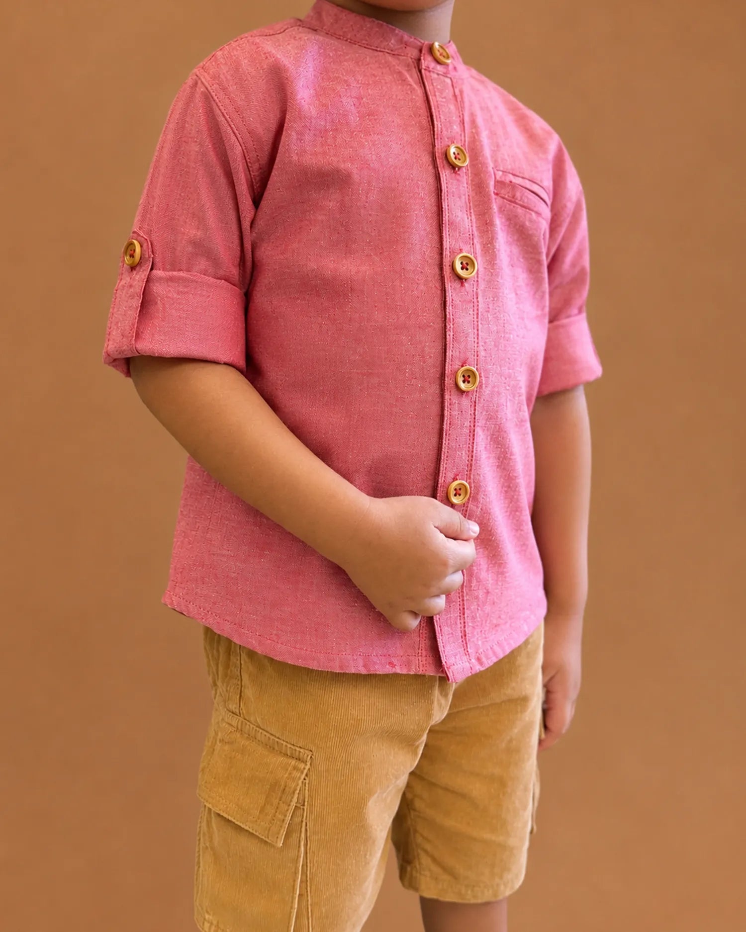 Carrot Chambray Shirt