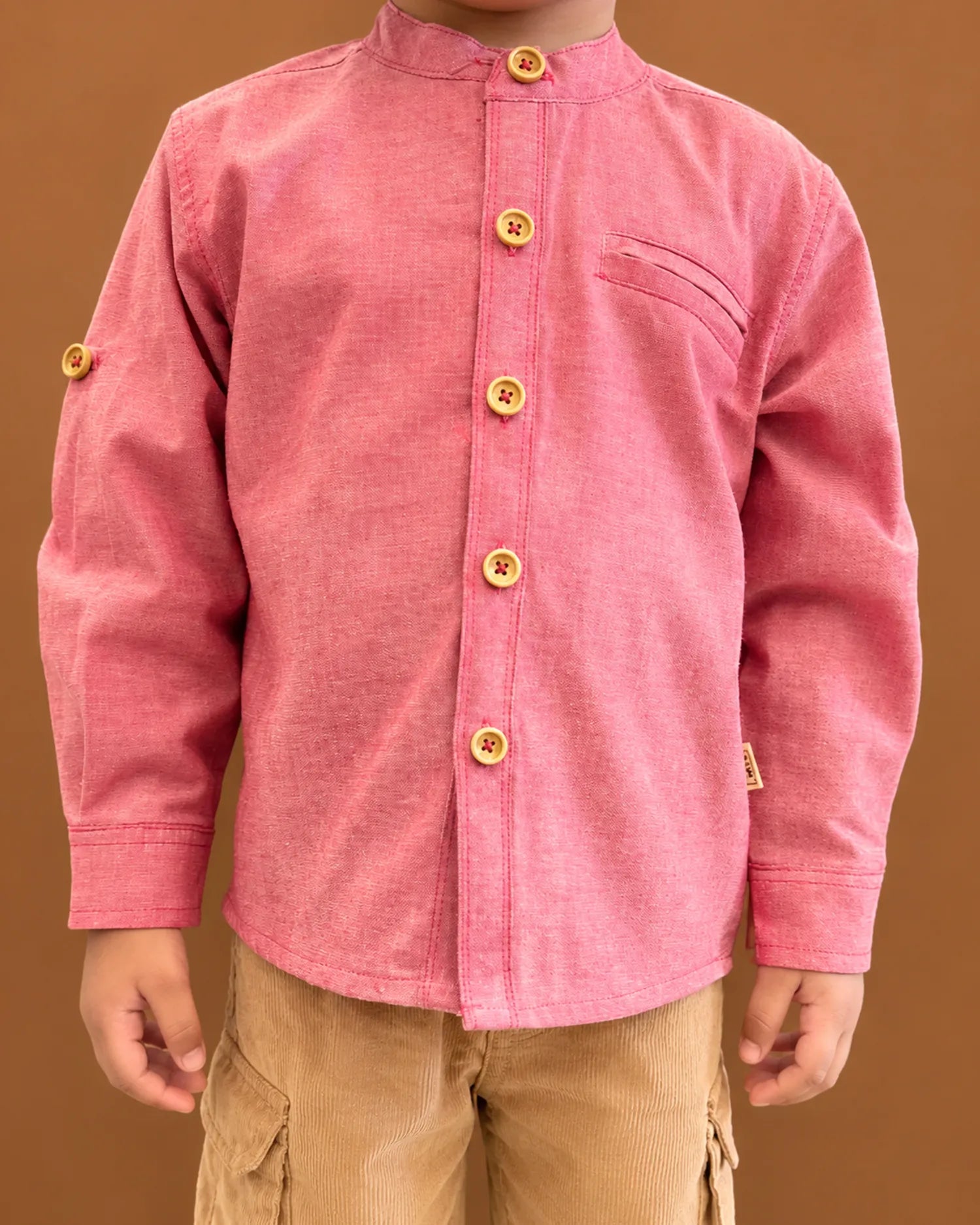 Carrot Chambray Shirt