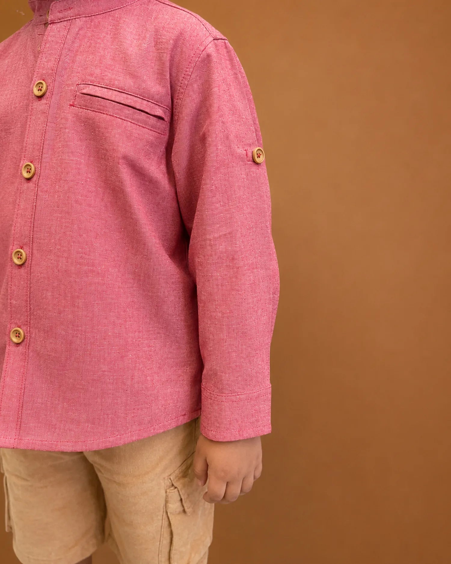 Carrot Chambray Shirt