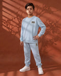 Oversized Non-Fleece Sweatshirt & Regular Fit Joggers