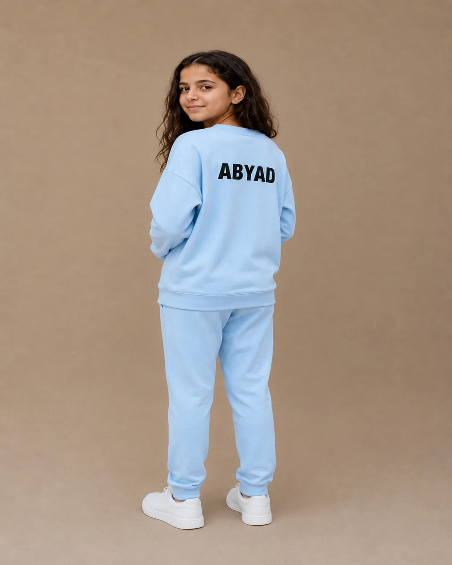 Oversized Non-Fleece Sweatshirt & Regular Fit Joggers