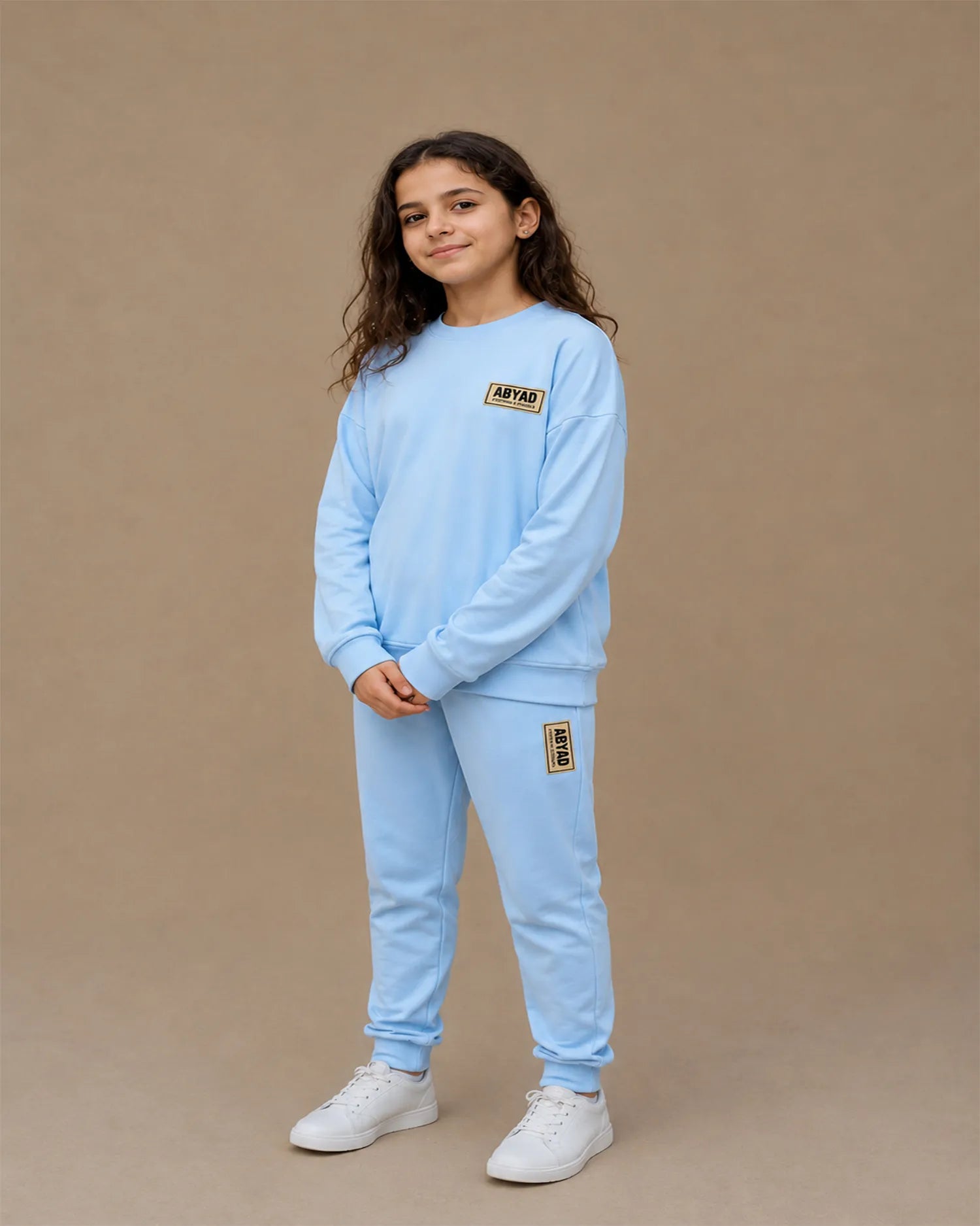 Oversized Non-Fleece Sweatshirt & Regular Fit Joggers