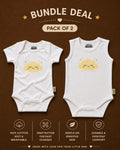 Bodysuits Unisex - Pack of 2 (White Cloud)