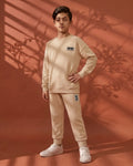 Oversized Non-Fleece Sweatshirt & Regular Fit Joggers