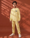 Oversized Non-Fleece Sweatshirt & Regular Fit Joggers