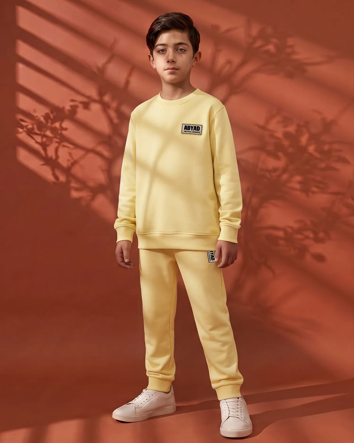 Oversized Non-Fleece Sweatshirt & Regular Fit Joggers