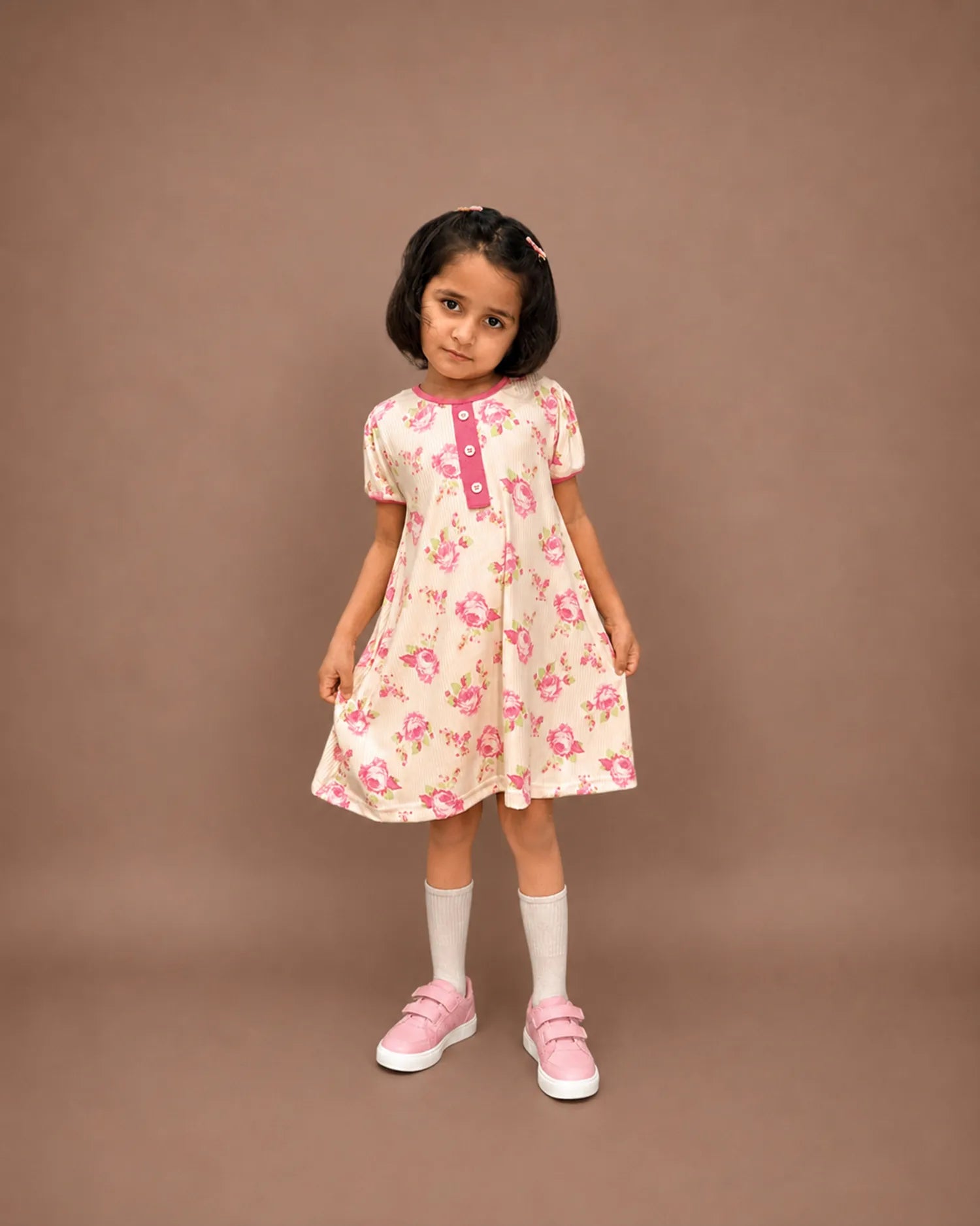 Pink Floral Dress