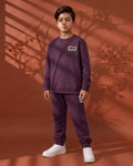 Oversized Non-Fleece Sweatshirt & Regular Fit Joggers