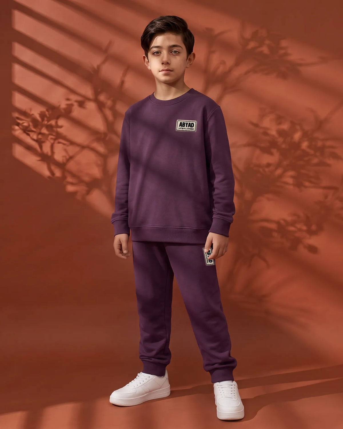 Oversized Non-Fleece Sweatshirt & Regular Fit Joggers