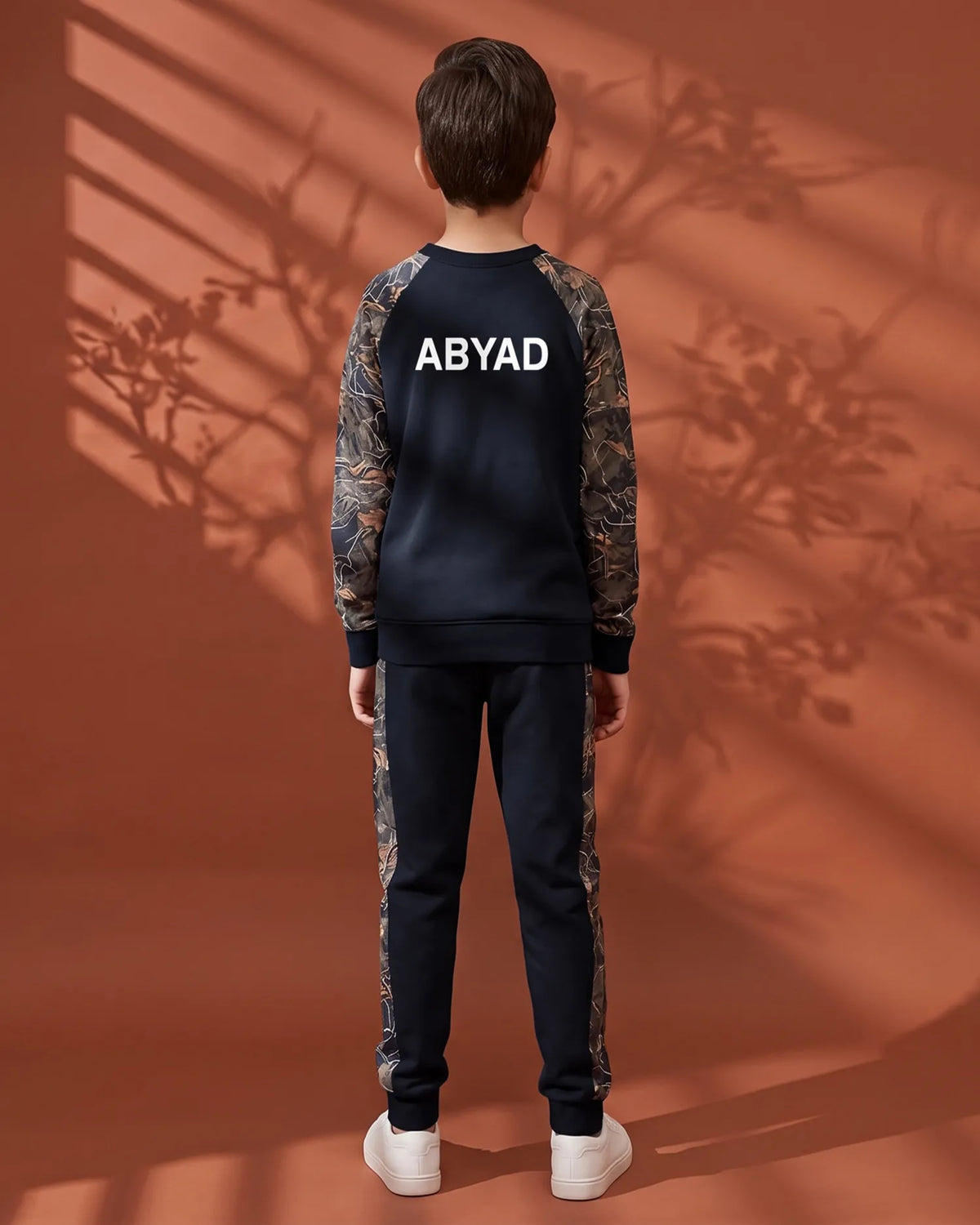 Textured Fleece Sweatshirt with Trouser