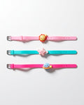 Kawaii Charm Silicone Wristband Trio